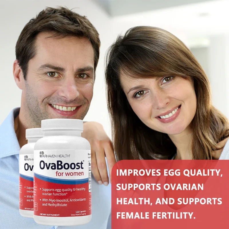 Inositol, Folic Acid, CoQ10 Extract, Antioxidants - Supports Ovulation, Egg Quality, Cycle Regularity