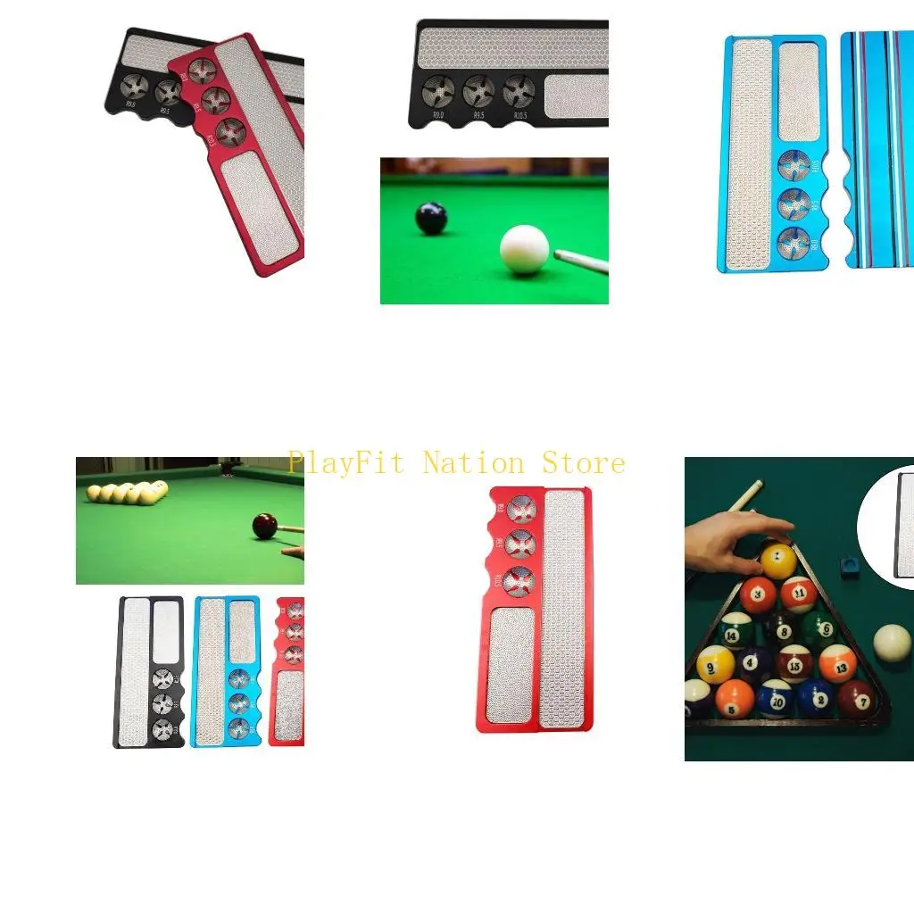 

242F Portable Snooker Billiard Pool Cue Tip Repair Scuffed Snooker Shaper Burnisher