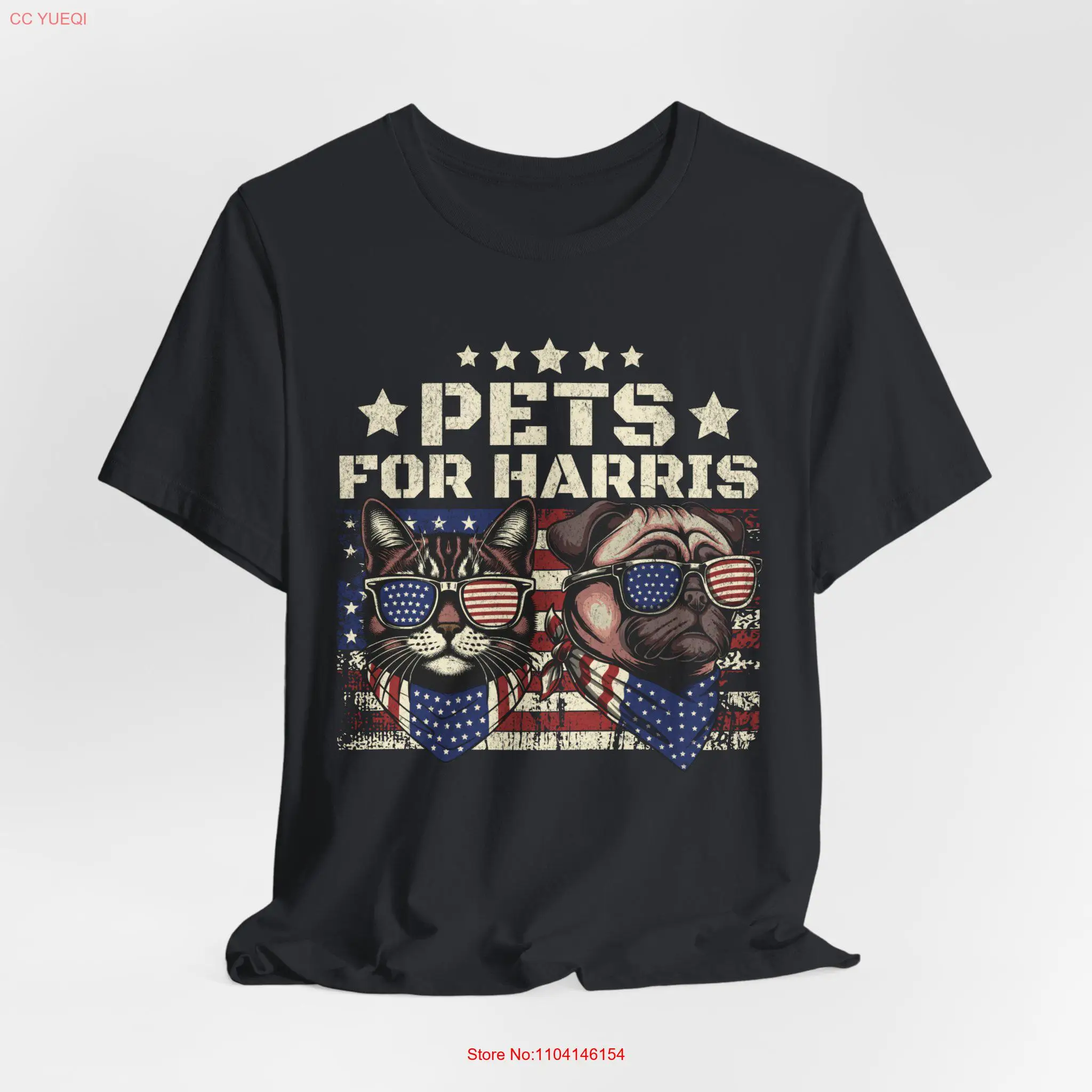 Pets for Harris shirt They're Eating The Dogs T Funny Debate Cats 2024  long or short sleeves