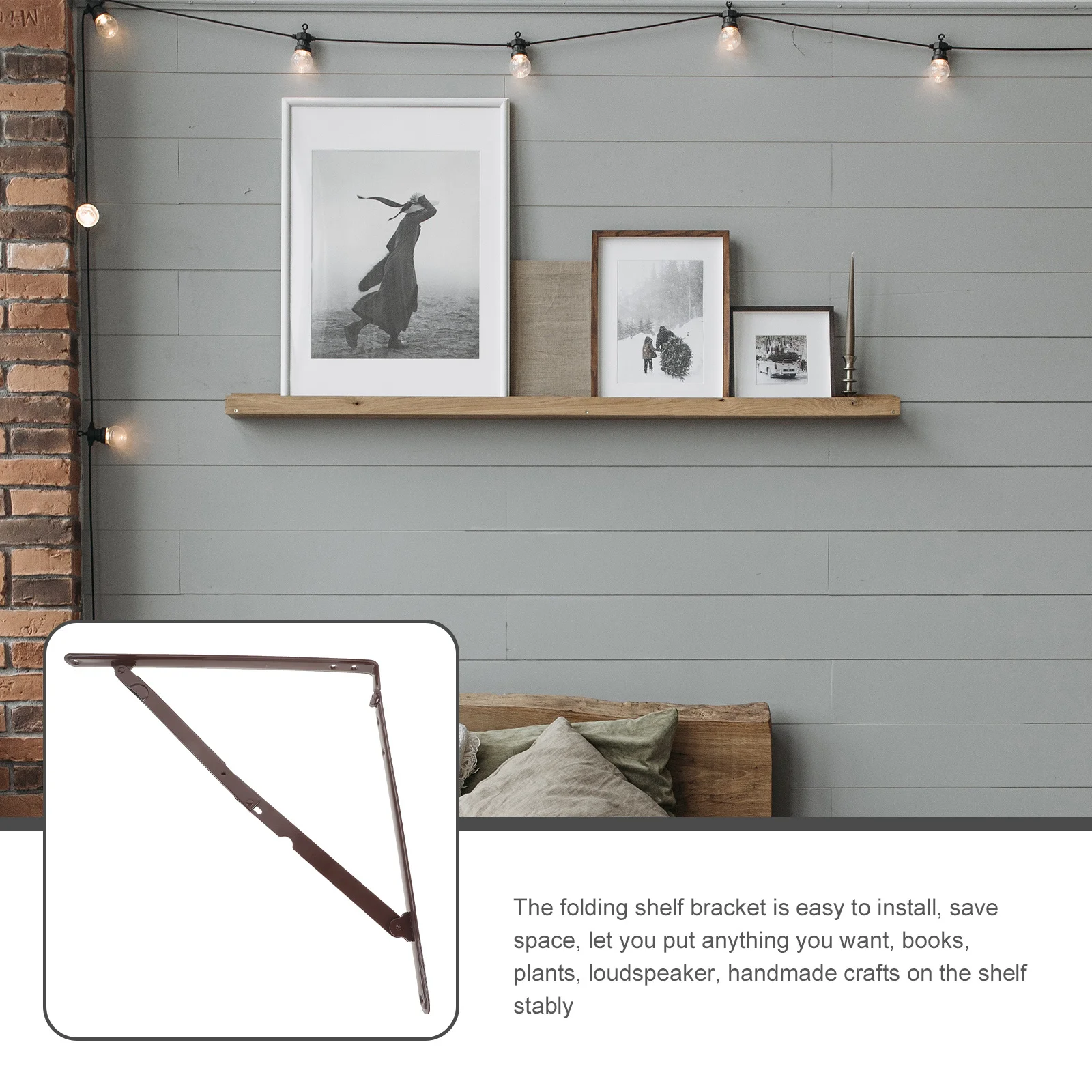 

Heavy Duty Shelf Brackets Metal Support Brackets For Wood Floating Wall Shelves Corner Mounting Hardware Storage Display