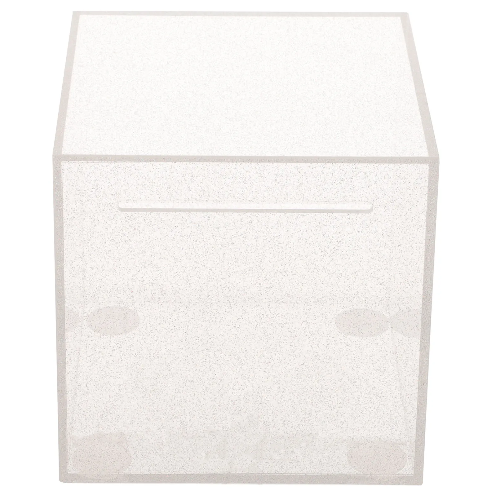 

Large Capacity Desktop Acrylic Money Storage Cube Compact Saving Bank For Cash Coins Home Office Piggy Fund Box Household Daily