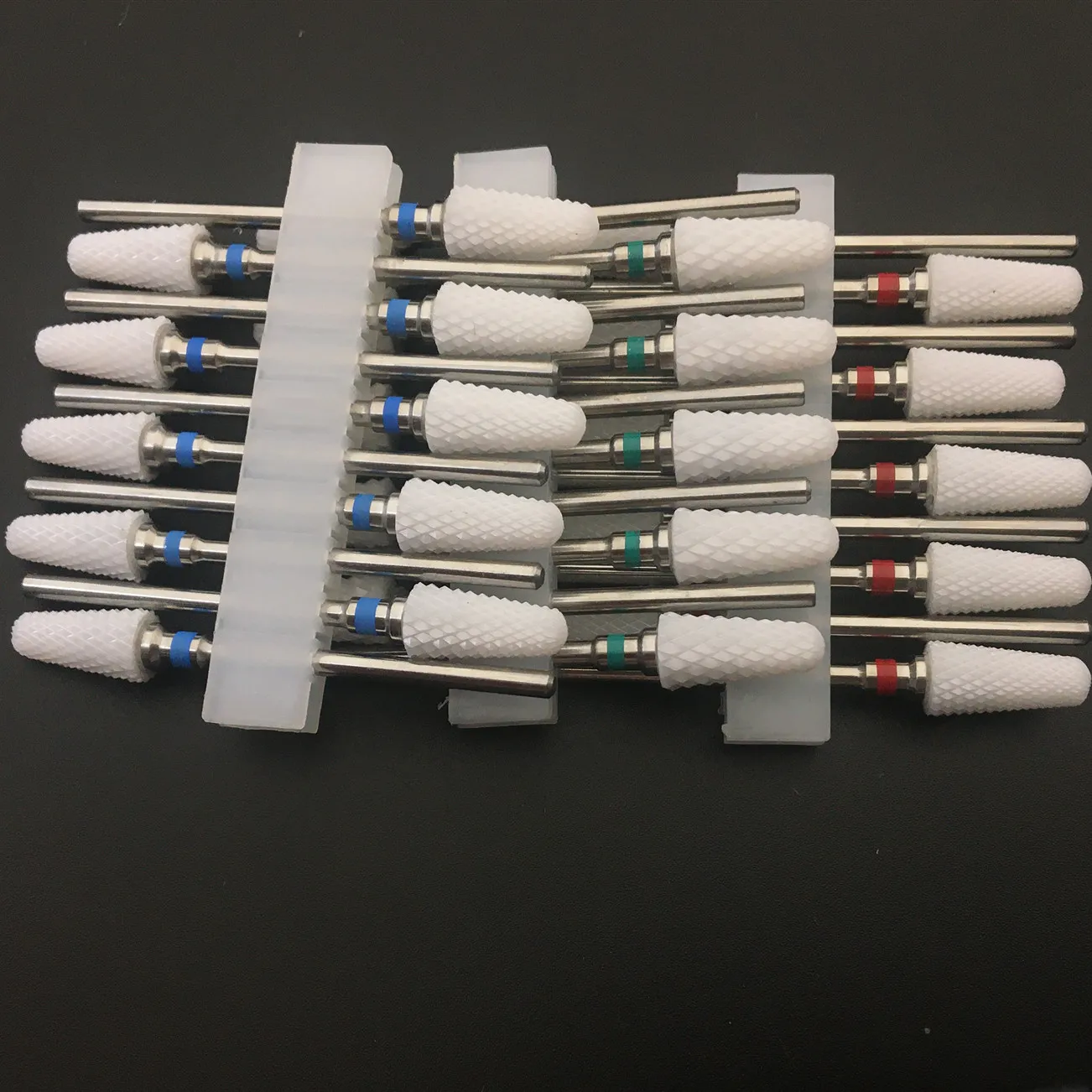 10 pièces/ensemble coupe-ongles en céramique forets à ongles électrique manucure lime Kit cuticule ébavurage Gel outil accessoires