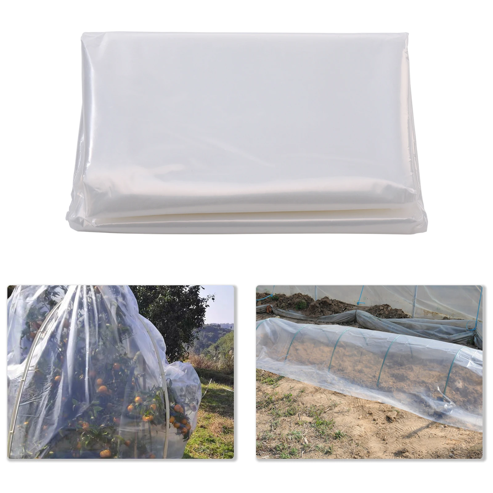 

High Temperature Resistanc Greenhouse Cover Ultra Thin Fiber Glass Cloth Density Plant Freeze Protection Clear Weatherproof Tarp