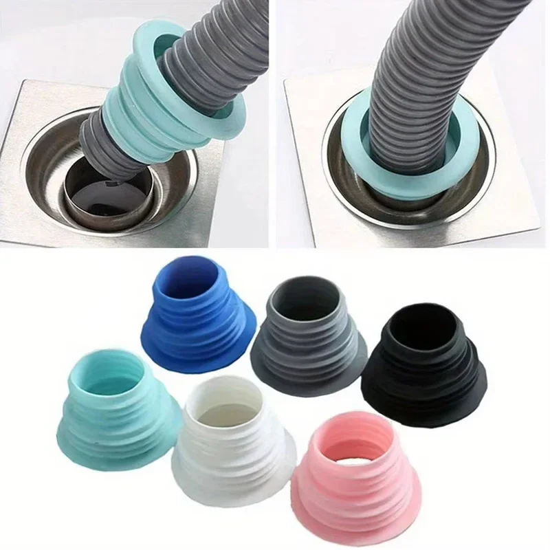 1PC Sewer Seal Ring Kitchen Pipe Deodorant Sealing Plug Floor Drain Seal Washing Machine Drain Pipe