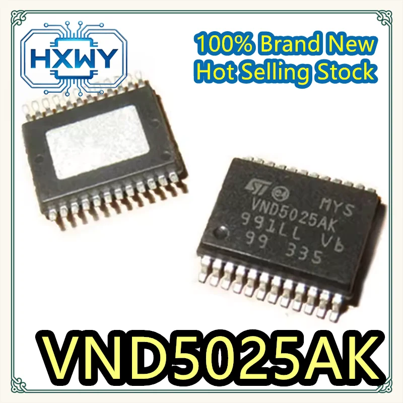 (3/10 pcs) VND5025AK  SSOP24 package  Brand new electronics  Programmable logic electronics  Fast dispatch