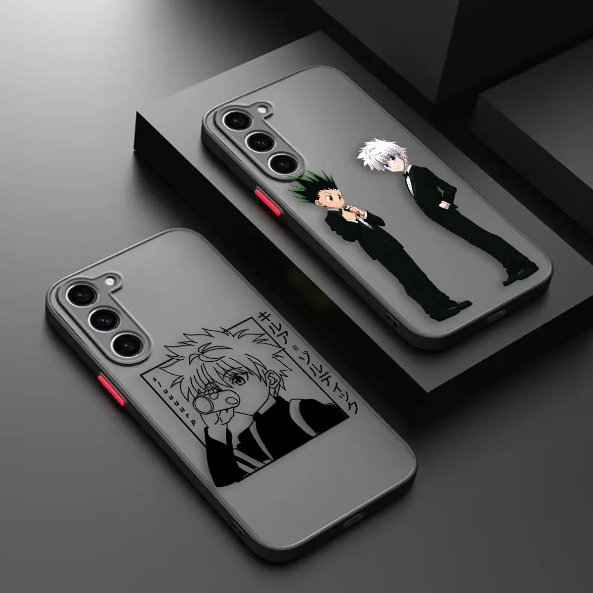 

H-Hunter X H-Hunters Lillua Matte Phone Case For Samsung Galaxy S25 S24 S23 S22 S21 S20 FE S10 S9 S8 PLUS ULTRA Frosted Case
