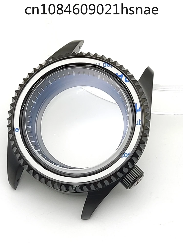 NH35 case, mechanical watch modified SK007 sapphire men's watch case for Seiko NH36 movement