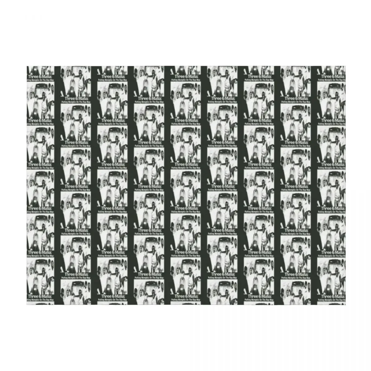 

Three 6 mafia Throw Blanket anime funny gift Soft Plush Plaid Kid'S Blankets