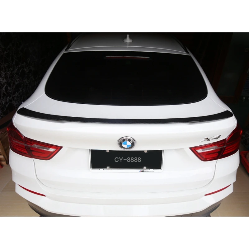 

Spoiler A Style Carbon Fiber Material Car Rear Wing Unpaint Color Rear Spoiler For BMW X4 F26 Spoiler 2014 2015 20116