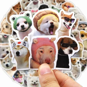 10/100/1000Pcs Funny Dog Stickers Cartoon Cute Decals Toy Guitar Phone Bicycle Laptop Notebook Luggage Car Graffiti Kids Sticker