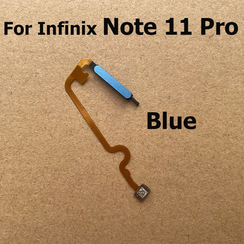 New For Infinix Note 11 Pro Fingerprint Sensor Touch ID Scanner Connector Home Button Menu Flex Cable X697
