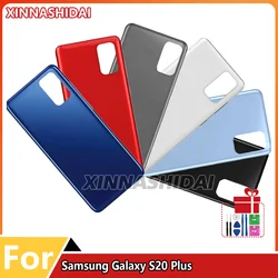 For SAMSUNG S20 Plus Battery glass Back Cover Rear with Frame lens For Galaxy S20+ SM-G985 SM-G986