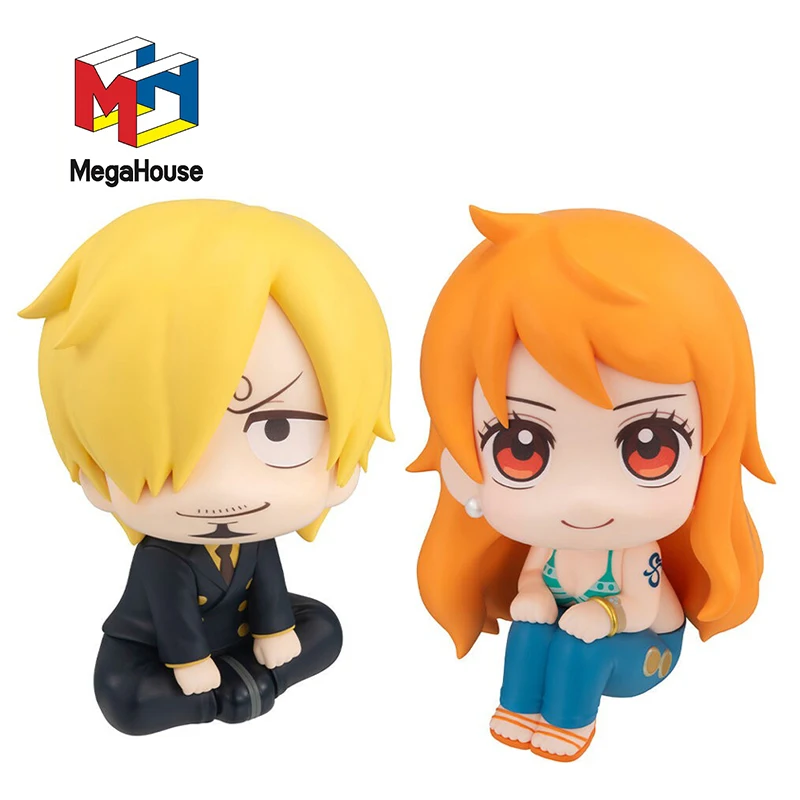 

Оригинальный MegaHouse MH Look Up ONE PIECE Nami Sanji 11 см Q версия Kawaii аниме фигурка модель Коллекционные игрушки