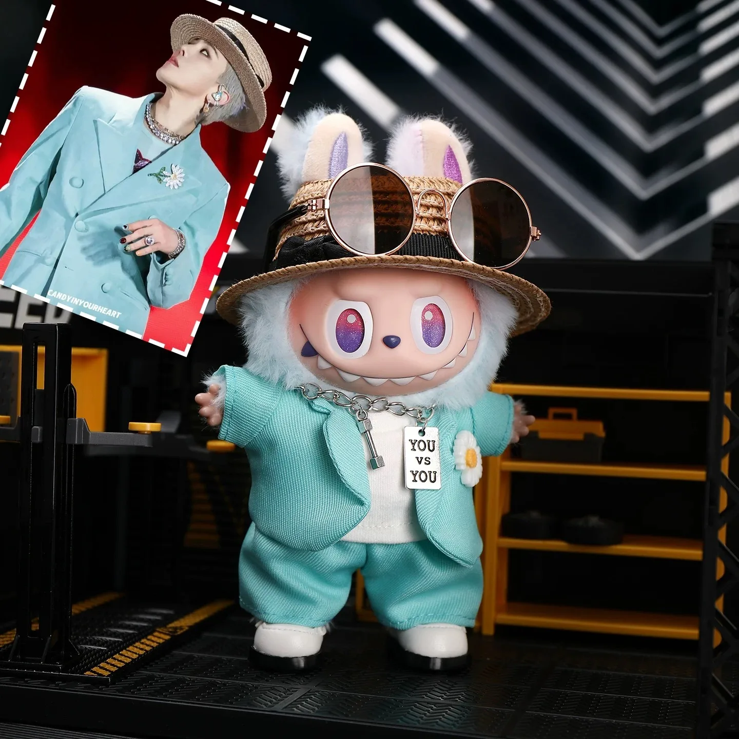 

Только кукольная одежда! 17 см куклы с глухой коробкой 1-го/2-го/3-го поколения, сидячая вечеринка, соломенная шляпа с козырьком GD Star в одном стиле