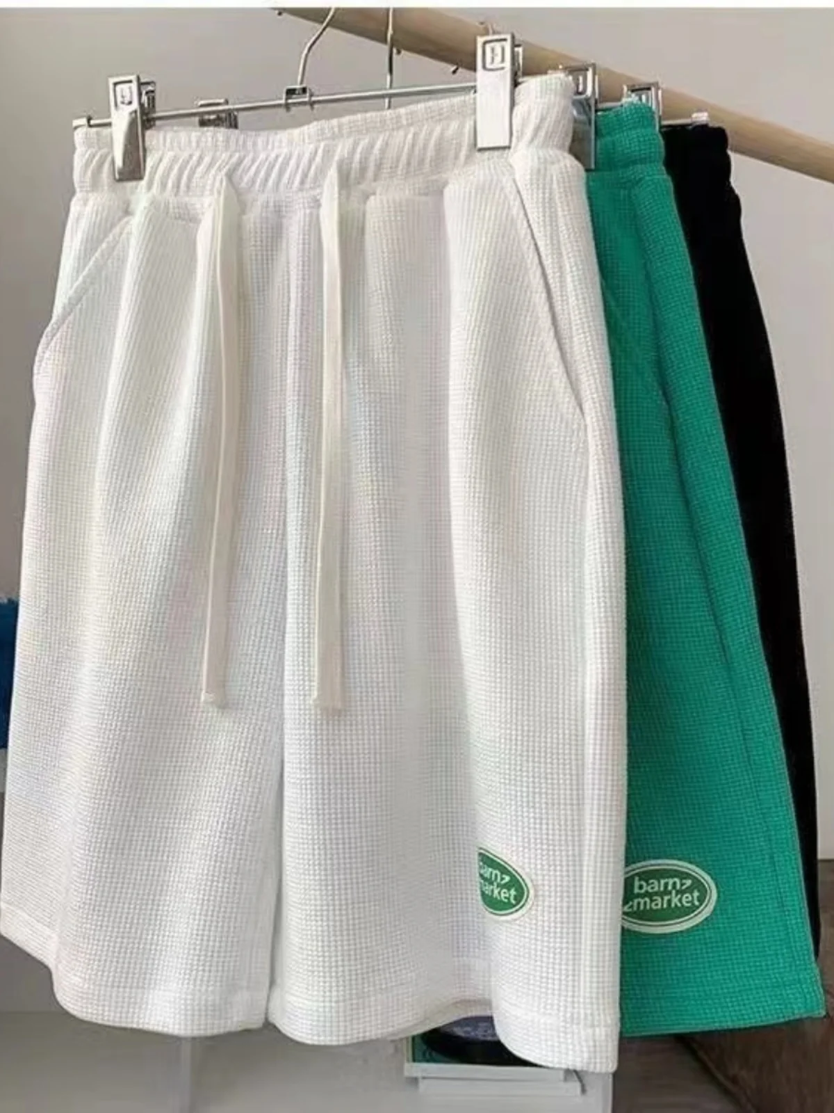 

Женские шорты с высокой талией, дышащие, быстросохнущие, тонкие, длиной до колена, повседневные, для баскетбола, летние, модные, в корейском стиле