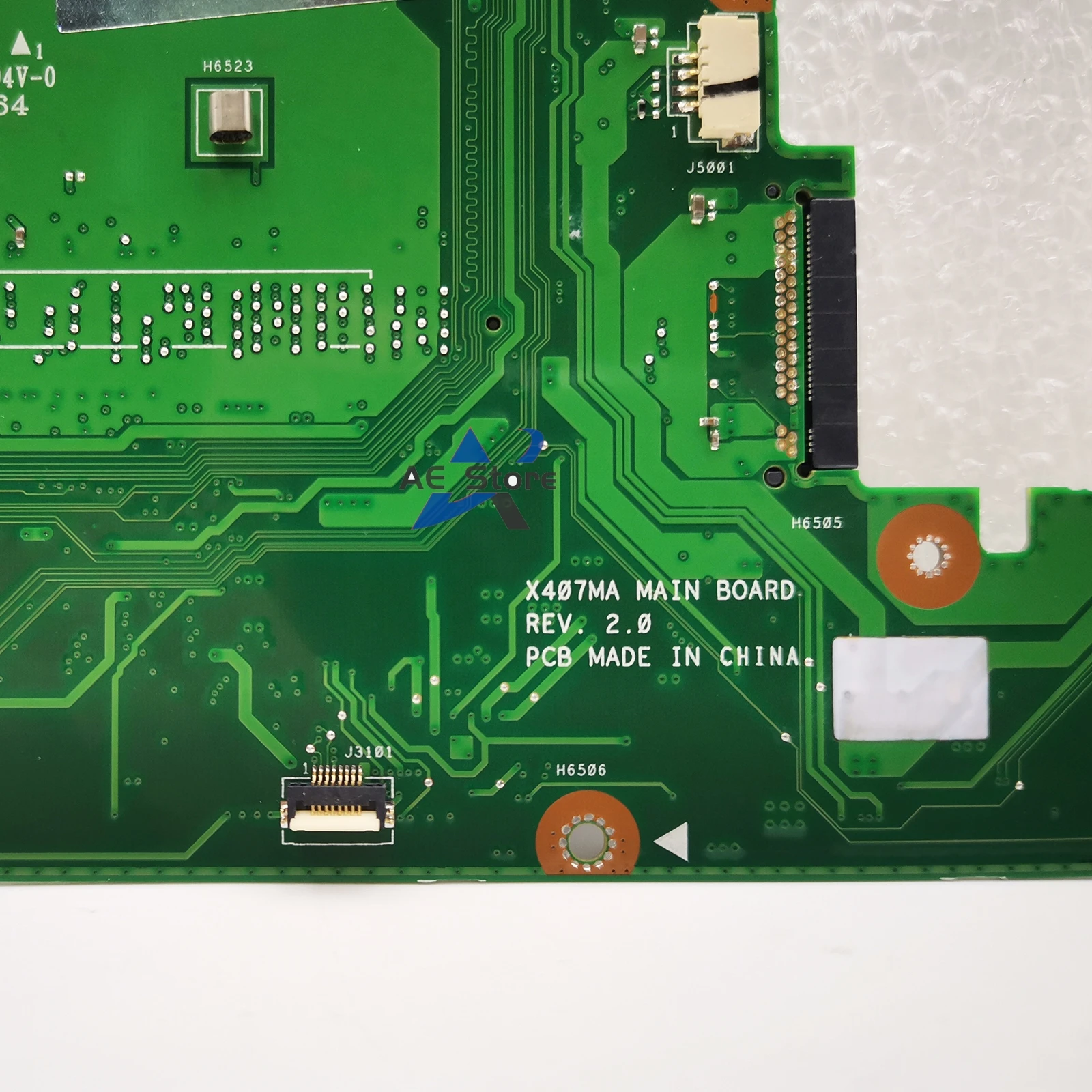 Placa base X407MA para ordenador portátil, placa base para ASUS X407M, F407MA, F407M, N4000/N4100, N5000, DDR4