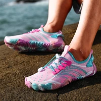 Women Quick Dry Barefoot Water Shoes, Breathable Lightweight Aqua Beach Sneakers, Non Slip Swim Surfing Diving Footwear for Outdoor River Hiking Walking 4