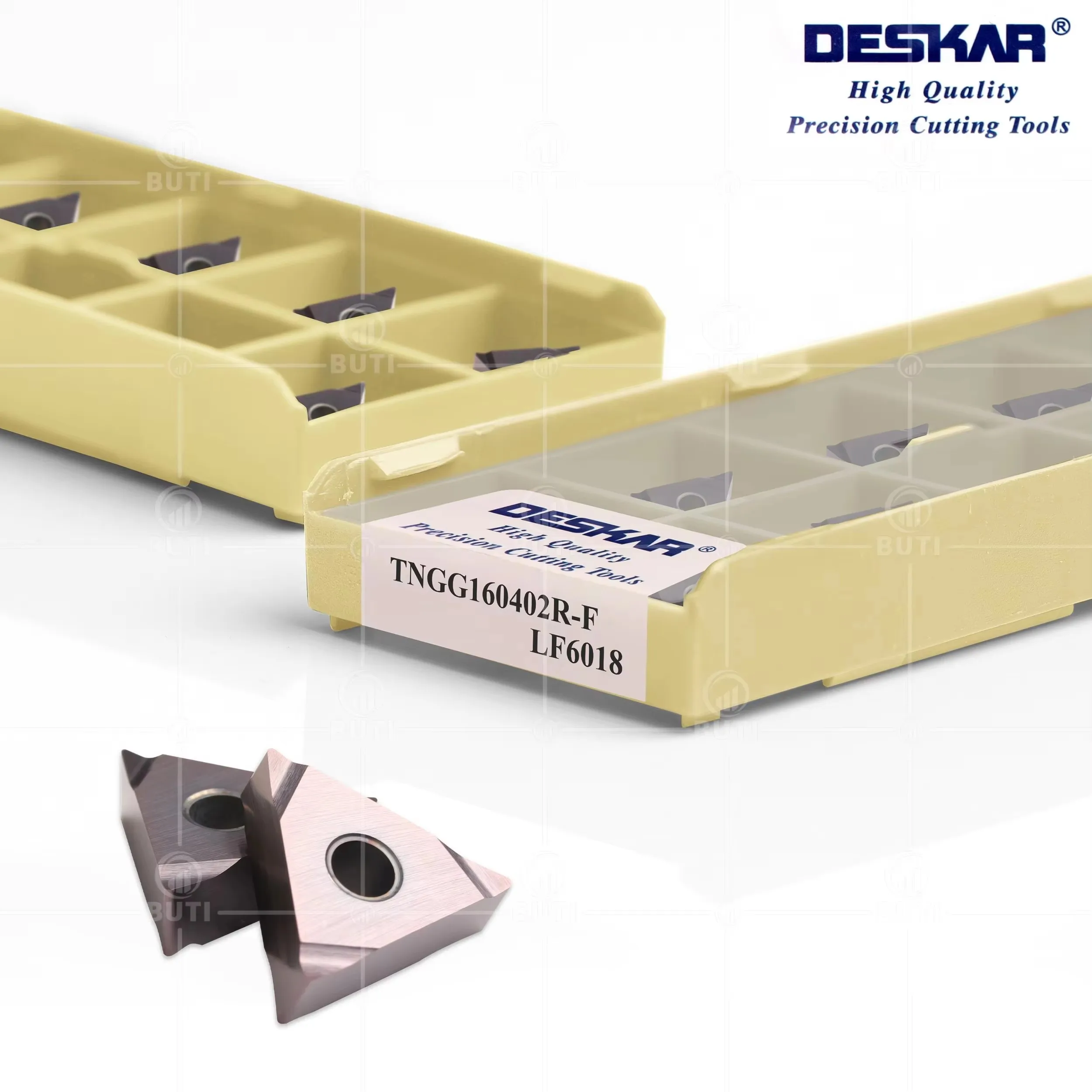 

DESKAR 100% оригинал TNGG160402/04 L-F R-F LF6018 Треугольник с ЧПУ Внешний круг Прорезное лезвие Инструменты для обработки нержавеющей стали