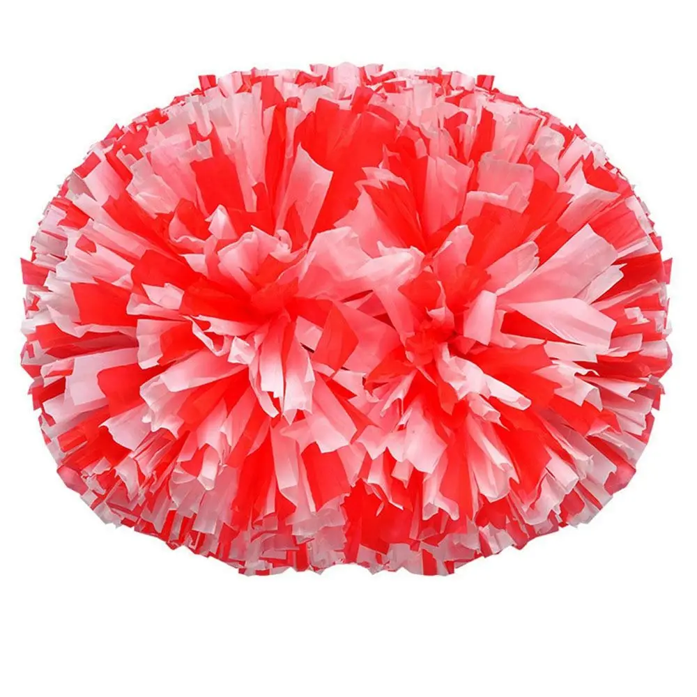 Ring Style Double hole handle Fancy Club Sport Supplies Cheerleader Pom Poms Cheerleading Cheering Ball Dance Party Decorator