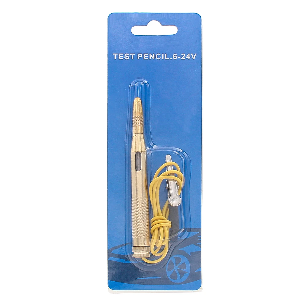 High Quality Auto Car Light Circuit Tester Lamp Voltage DC 6V 12V 24V Copper Test Pen Detector Probe Light System Test Probe view 6
