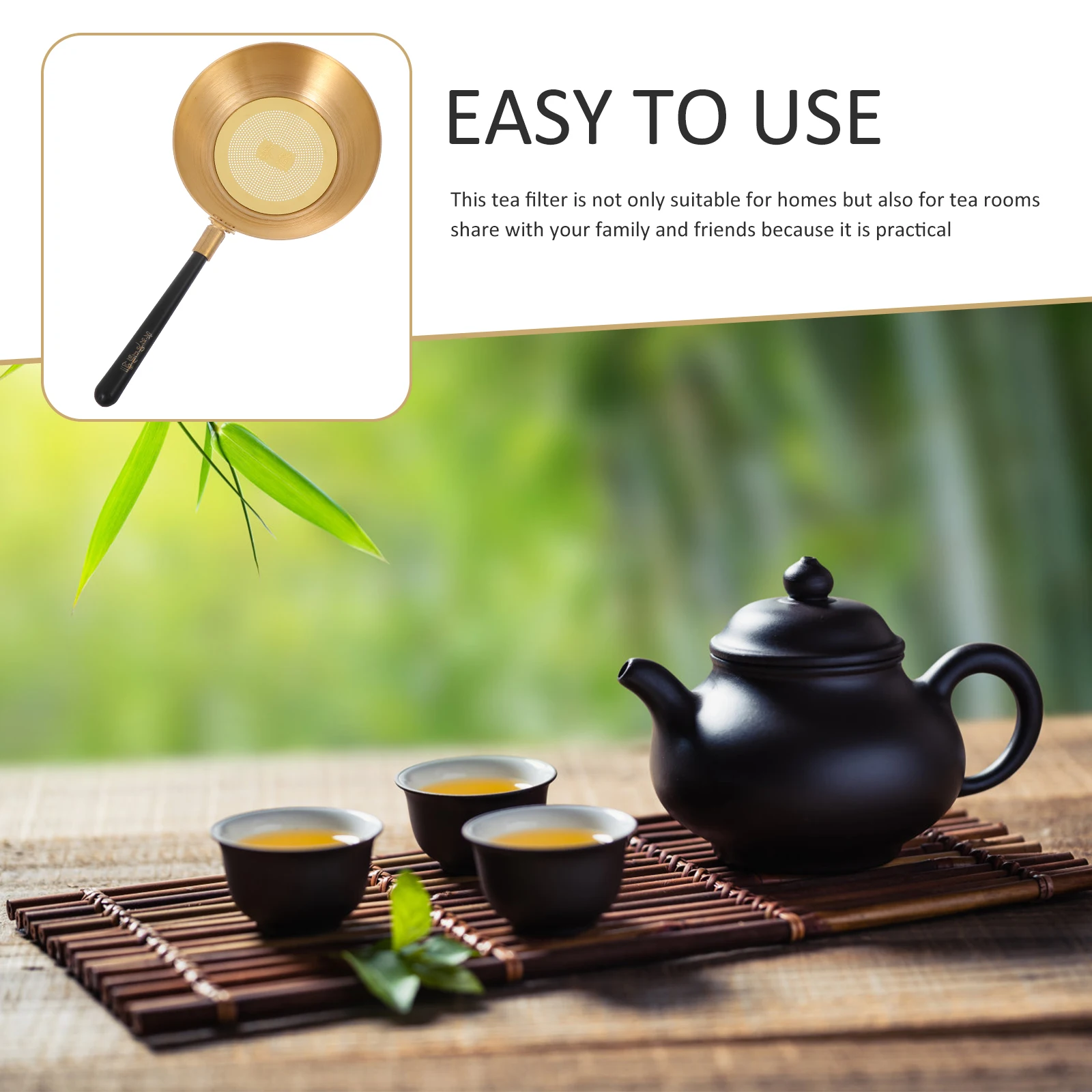 

1pc Fine Mesh Strainer Infuser For Home Room Use Kitchen Barware Residue Filter Mesh Filter Tool Useful Tea