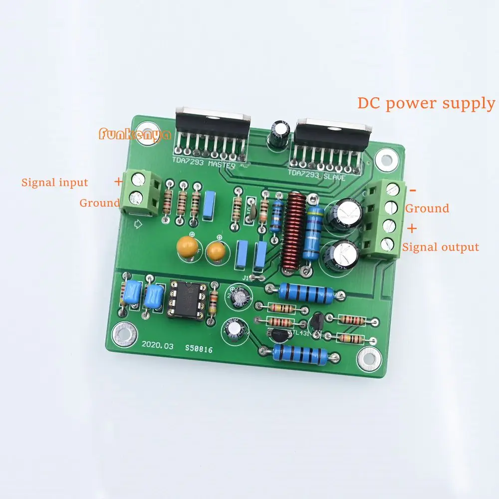 Mono Power Amplifier Board 90W LINN LK140 Audio AMP TDA7293 DIY Amp