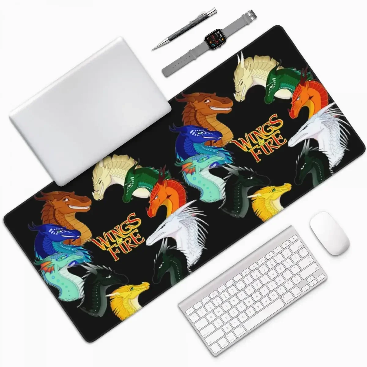 

Большой коврик для мыши Wings Of Fire, коврик для компьютерной клавиатуры, коврик для мыши, игровой коврик для ноутбука, офисные аксессуары, настольные коврики