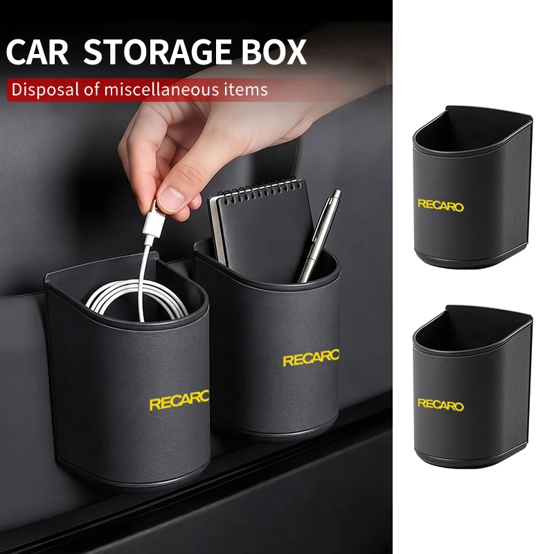 Car Door Water Cup Box Mug Drinks Storage Bag Accessories For Recaro Racing Auto Accessories 4
