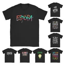 Men T-Shirts Estopa Tour Rock Band Unique 100% Cotton Tees Short Sleeve Pop Music Guitar Art T Shirt Round Neck Clothes Printed