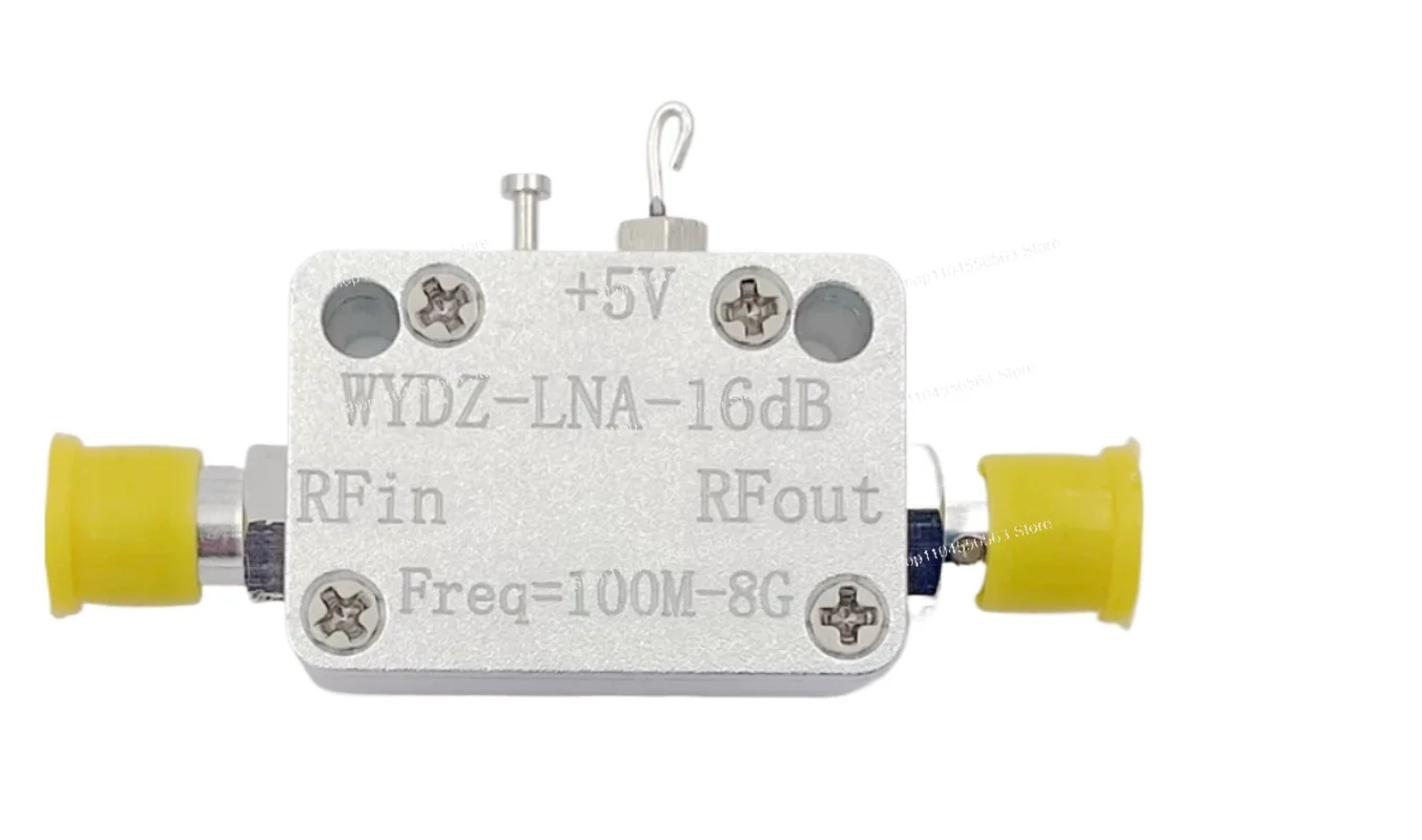 Broadband RF Low Noise Amplifier LNA 100MHz-8GHz, Good Flatness, Gain 16dB, P1dB=15dBm