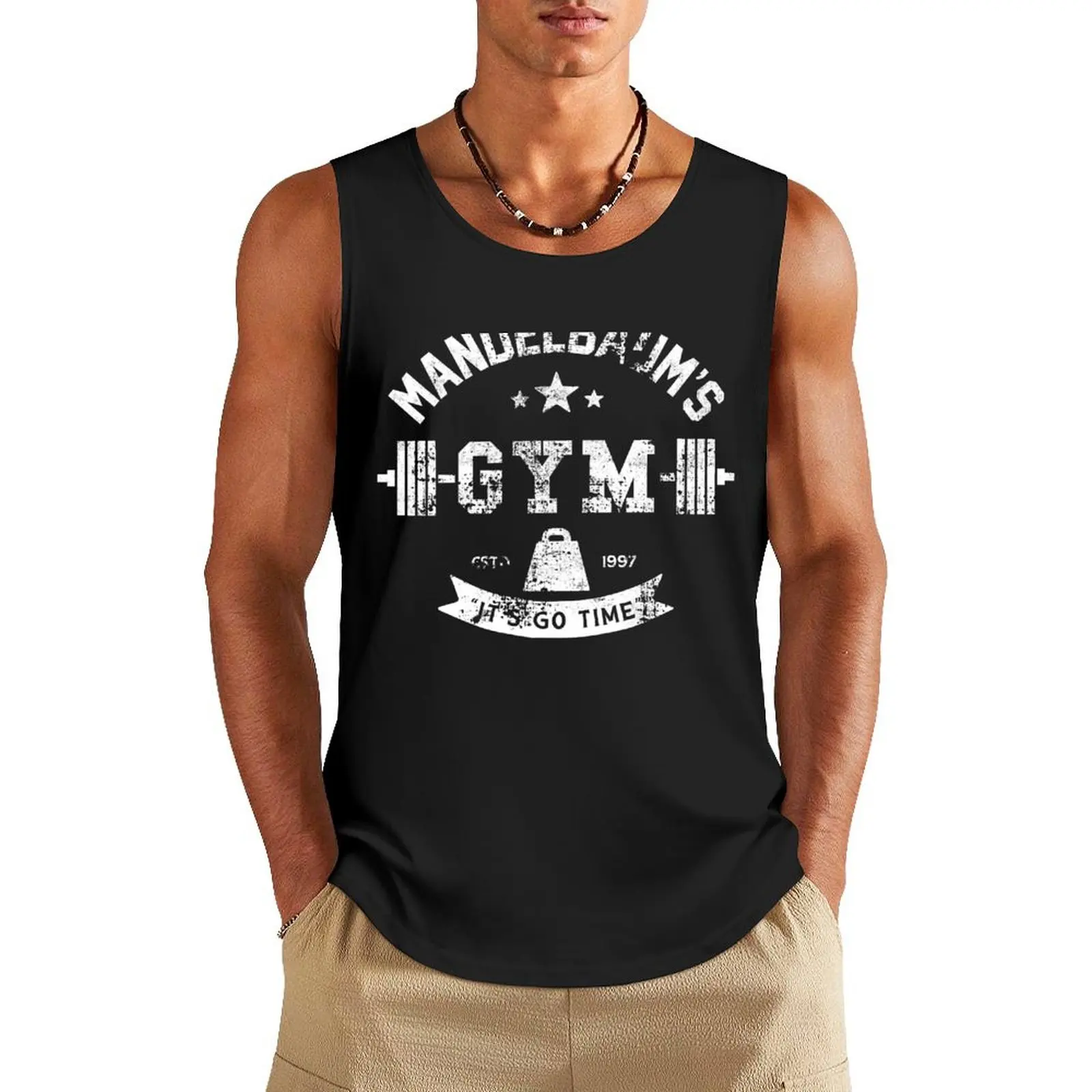 Mandelbaum! Mandelbaum! Mandelbaum! Tank Top Gym t-shirt man Gym T-shirts for men gym Men's t-shirts vest men