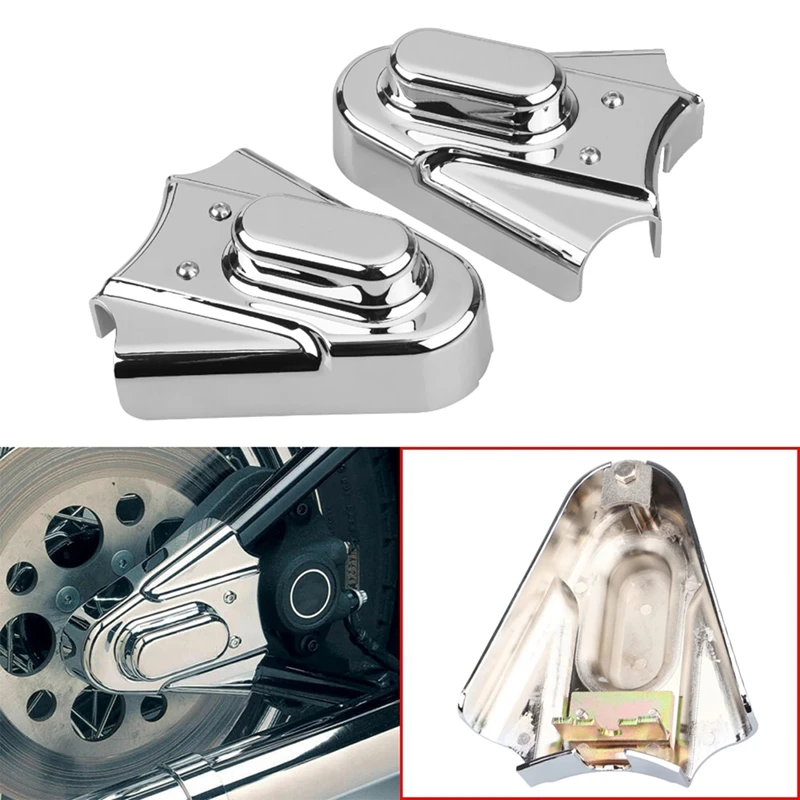 Motorcycle Bar Shield Rear Axle Cover Parts For  Softail Bad Boy Night Train Standard EFI FXSTI Chrome Rear Swingarm Cap