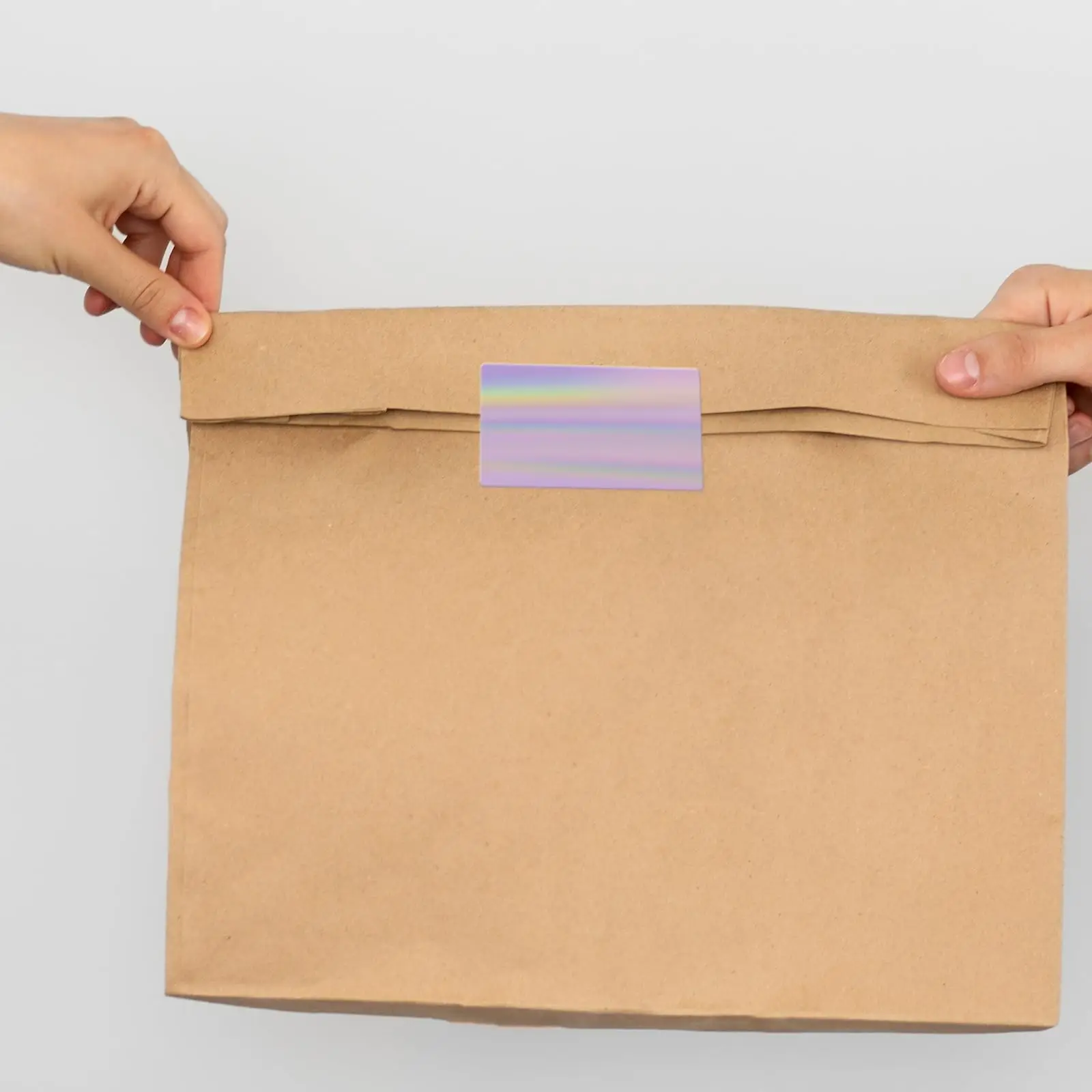 ملصقات حرارية ليزر أرجوانية أنيقة - ثلاثية الأبعاد مقاومة للماء للعلامات التجارية الفاخرة