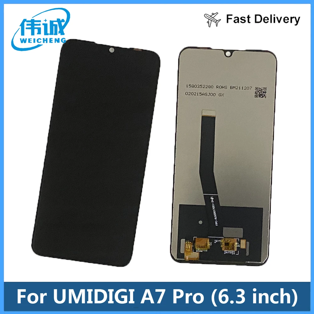 

100% Original Tested For UMIDIGI A7 PRO LCD Display Touch Screen Glass Panel Assembly 6.3 inches For UMIDIGI A7Pro LCD Display