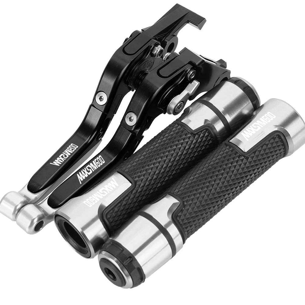 

FOR SYM MAXSYM600 MAXSYM 600 All Years Motorcycle Accessories Extendable Adjustable Folding Brake Clutch Levers Hand Grips ends