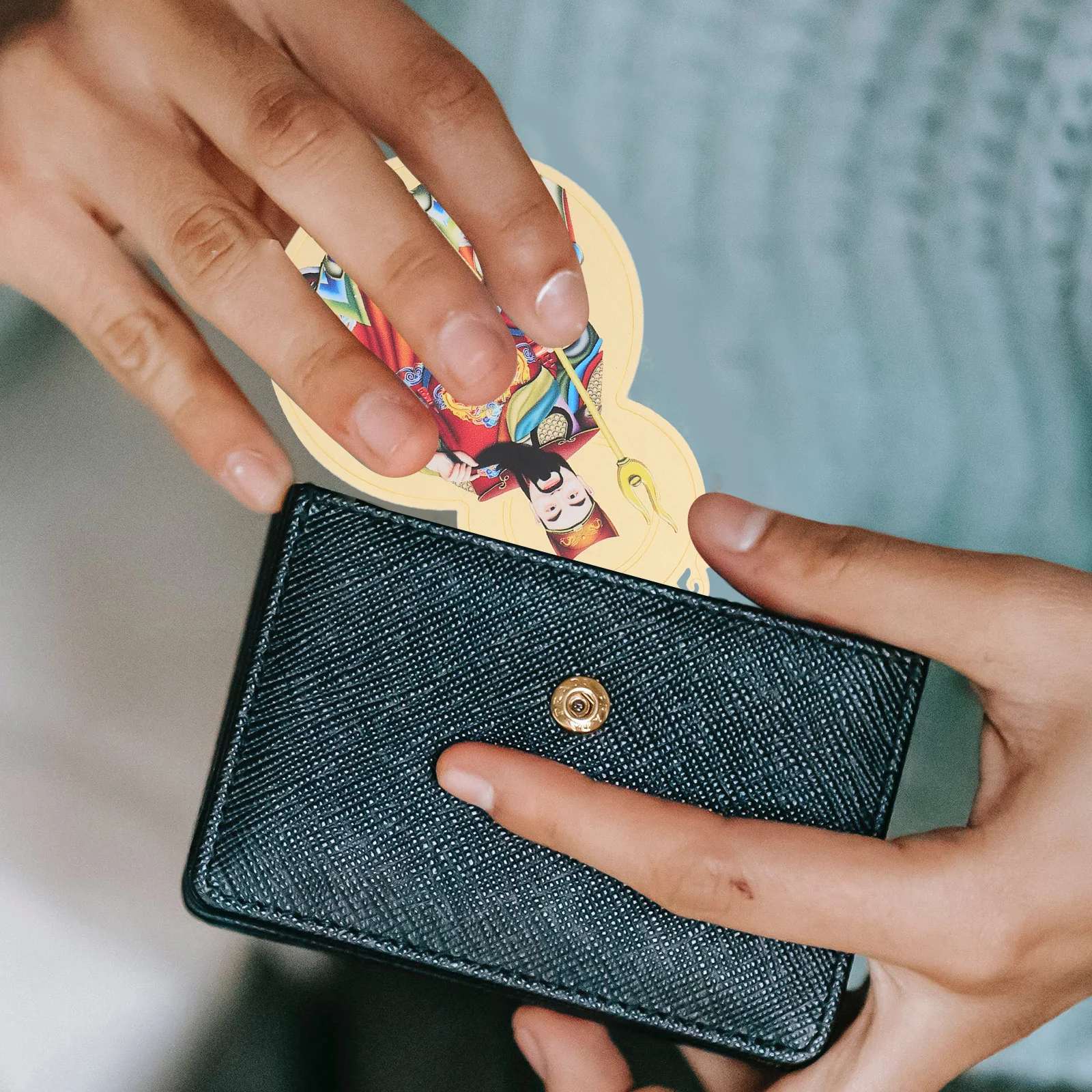 

2Pcs Gourd Copper Amulet Card Year of The Snake 2025 Taisui Feng Shui Luck Decor Portable Protection Charm for Home