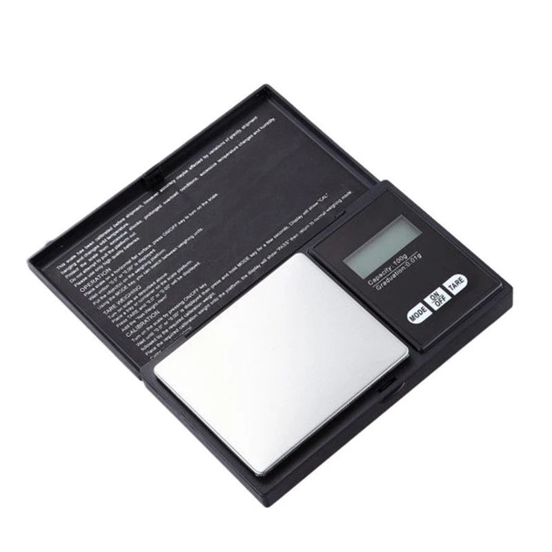 Mini Electronic Jewelry Scale, Digital Pocket Scale, High Precision, Gold Gram, Balance Weight Scale, LCD Backlight, 0.01g, 0.1g