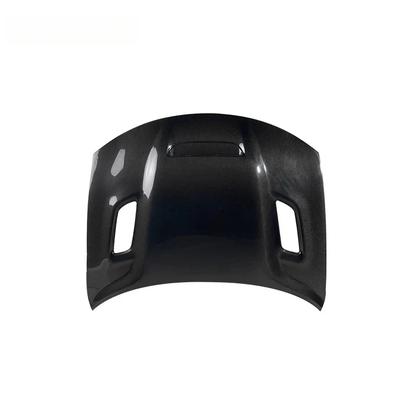 Carbon Fiber Front Engine Hood Muscle Car 2015-2023 High Strength Lightweight Sport Style Easy Installation Factory Direct