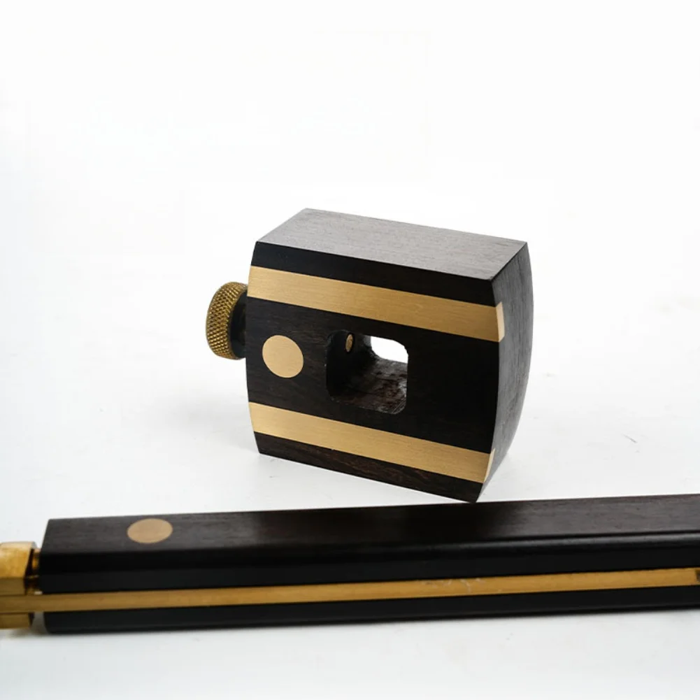 Ebony Wood Marking Gauge Mortise Scriber 165*27*125mm Wood Marking Gauge Rust-resistant Slideway Ebony Wood Body