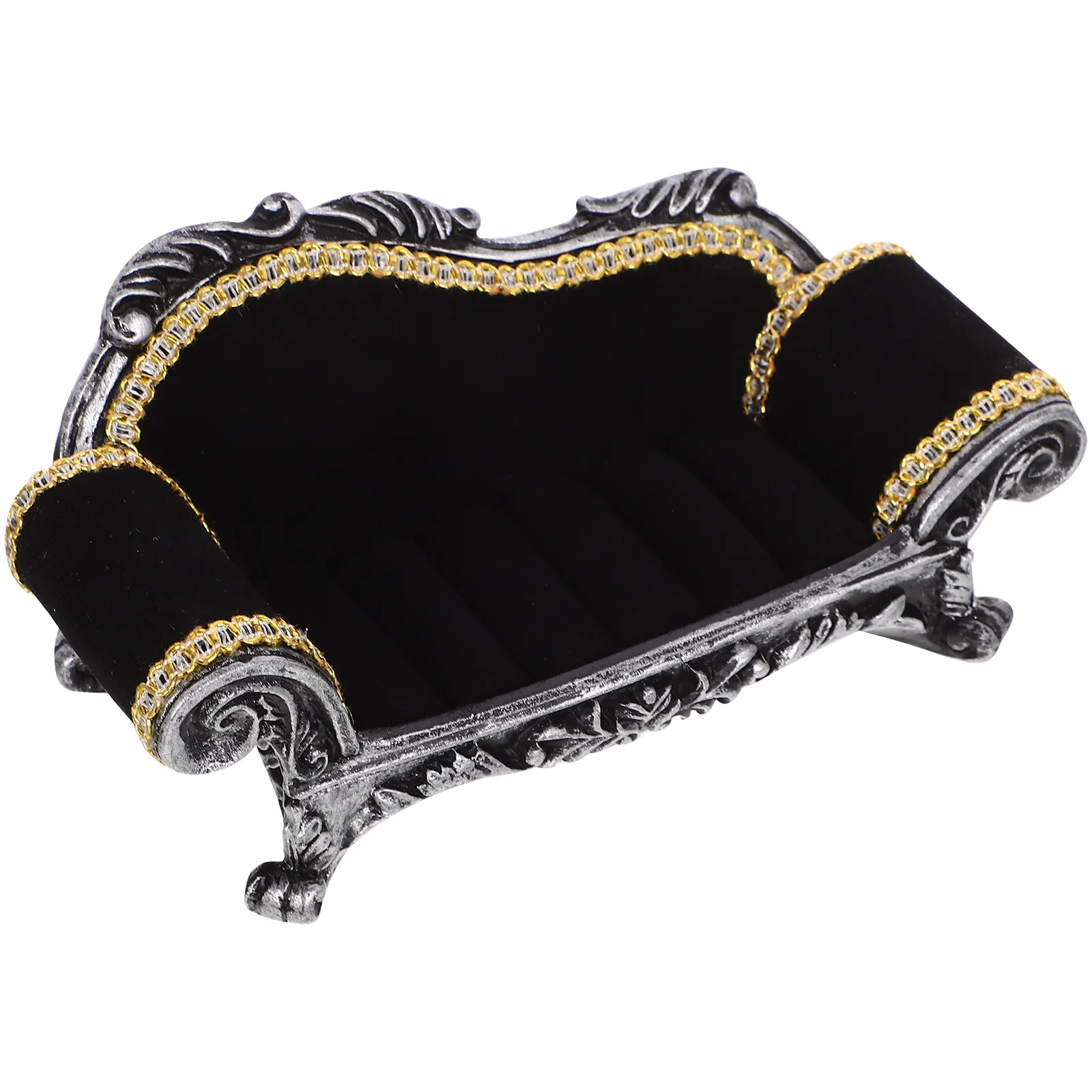 

Sofa Inspired Jewelry Stand for Earrings Rings Necklaces Bracelets Ring Holder Jewelry Organizer Stylish Bedroom Dressing Table