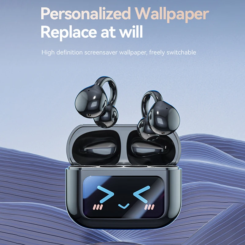 سماعات رأس Xiaomi الجديدة اللاسلكية Bluetooth 5.3 مع سماعات رأس لاسلكية صوتية وشاشة تعمل باللمس للمكالمات الموسيقية