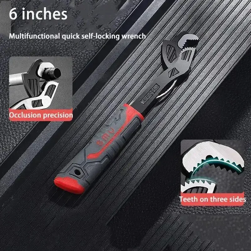 Multi-function Adaptive Wrench ToolSelf-locking WrenchQuick Small WrenchSelf-locking Universal Small Wrench Tool