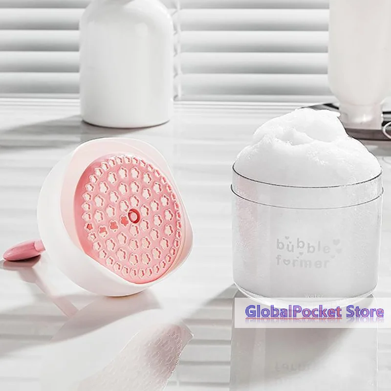 Portable Face Cleanser Shower Bath Shampoo Gel Foam Maker Bubble Press Foamer Device Cleansing Foaming Cup Make Up Removal Tool - view 2