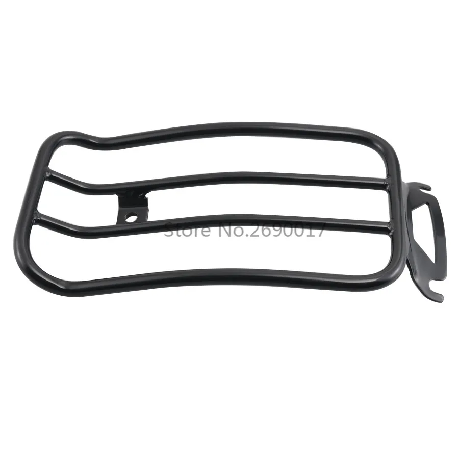 

Chrome /Black Rear Fender Luggage Rack Motorcycle Support Shelf Solo Seat For Harley Electra Road Street Glide Road King 1997-UP