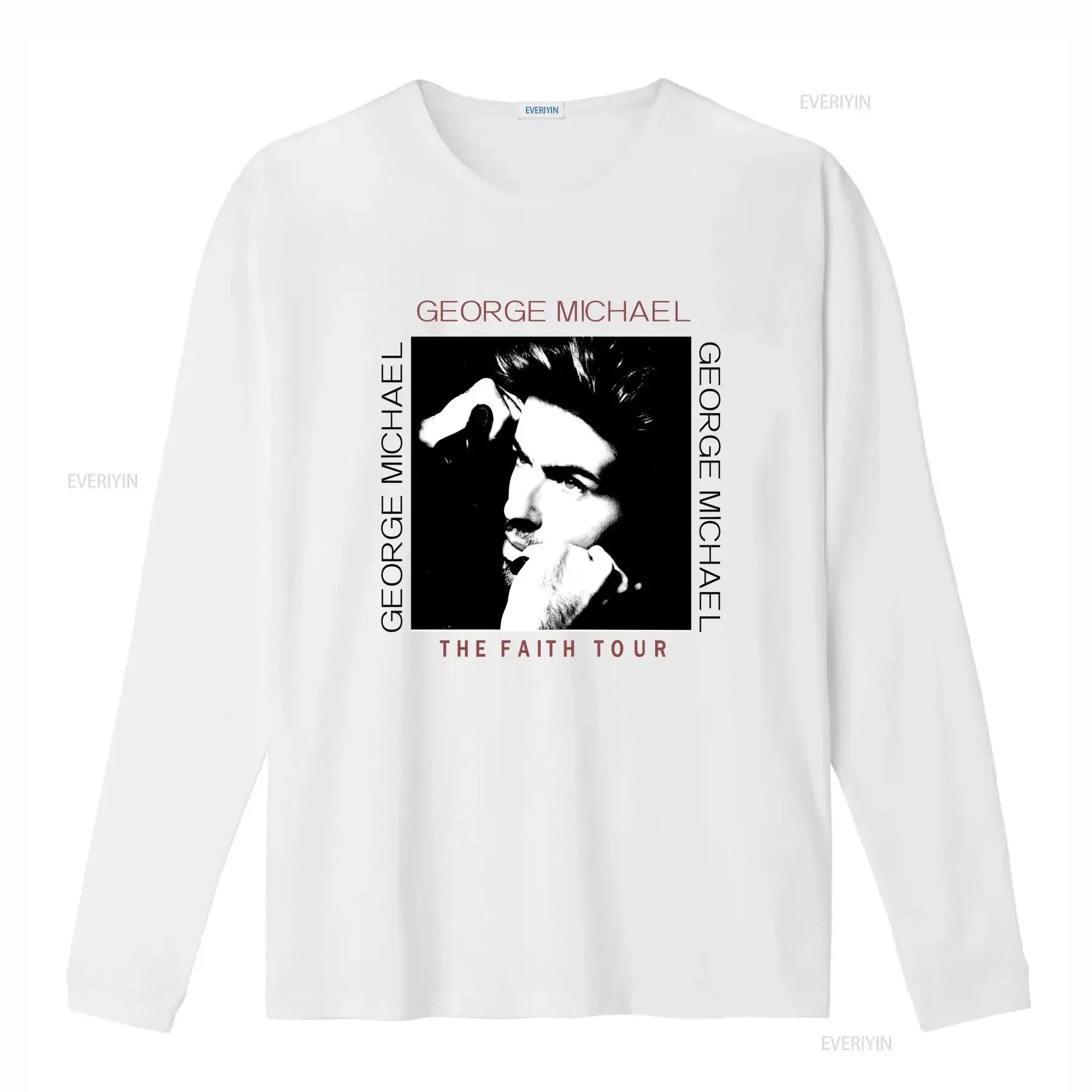 حار جورج مايكل تي شيرت تصميم جديد لطيف هالوين خمر غسلها الشارع الشهير لينة أعلى للارتداء اليومي قليلا للجنسين