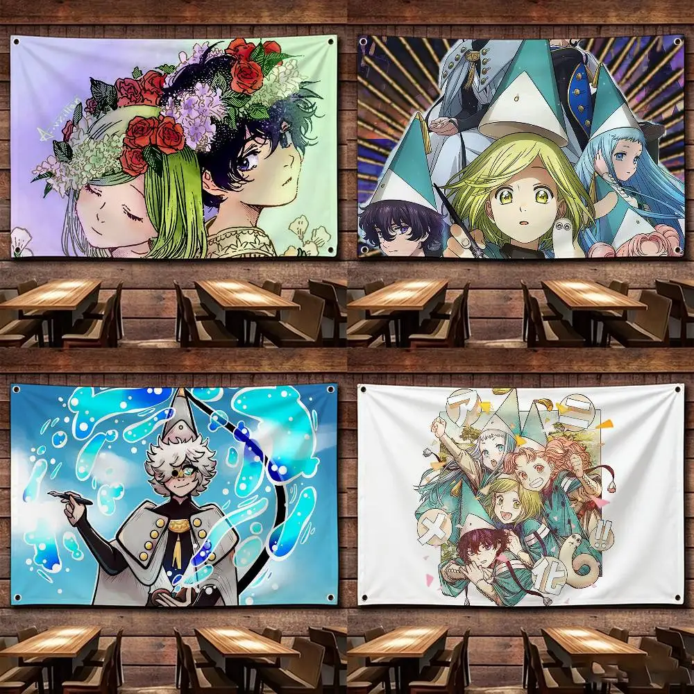 

W-Witch hat atelier Flags Wall Hanging Tapestry Outdoor Garage Room Decorative flag Background Blanket