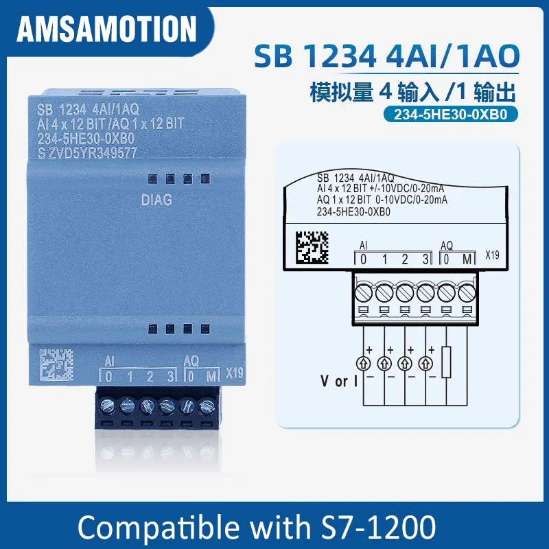 Signaalbord CB1241 Geschikt voor Siemens S7-1200 CPU 1214 RS485-communicatie 241-1CH30-1XB0 234-5HD30-0XB0 222-1BD30