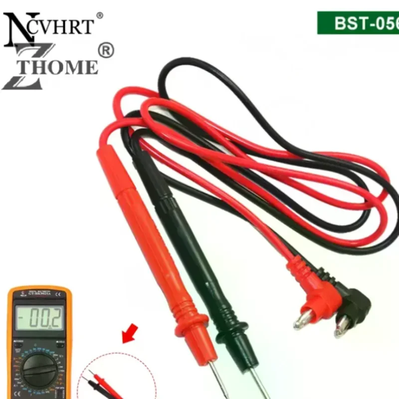 Digital Multimeter Meter Needle Tip Multi Meter Tester Lead Probe Wire Cable Plumber Tools Home Test Leads