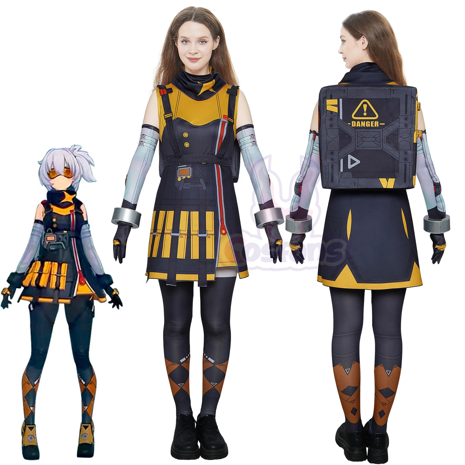 

Anime Game Zenless Zone Zero Soldier 11 Cosplay Costume No.11 Wig Dress Uniform Full Set Woman Sexy Halloween Carnival Suit