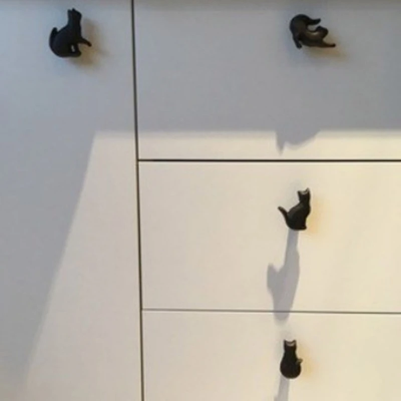4 Stück Schubladengriffe, Kommodenknöpfe, Schrankgriffe, einzigartige Nachttischgriffe 517A